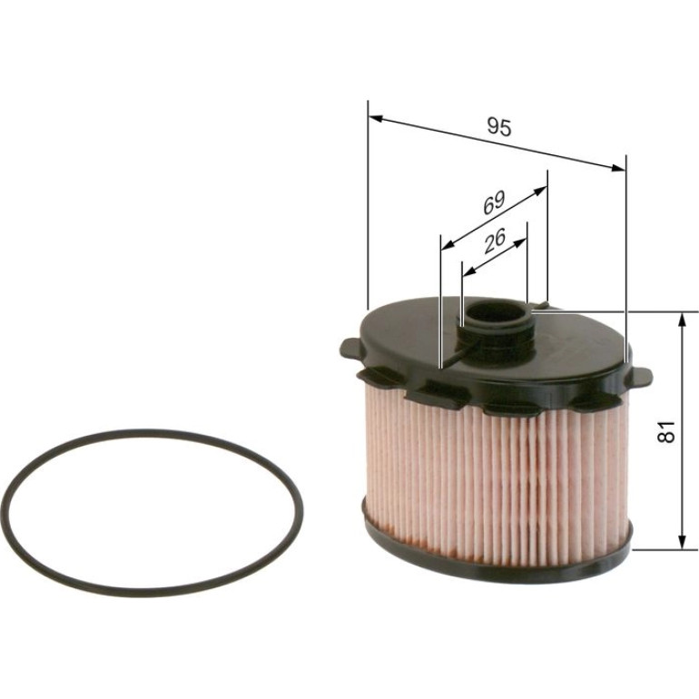 Kraftstofffilter 1 457 431 703