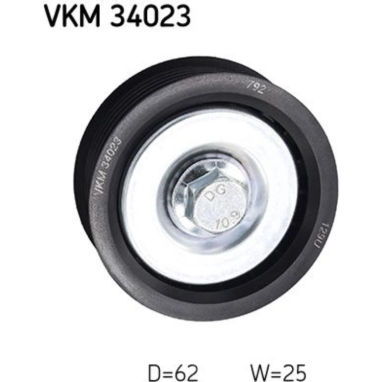 Umlenk-/Führungsrolle, Keilrippenriemen VKM 34023 Umlenk-/Führungsrolle, Keilrippenriemen VKM 34023
