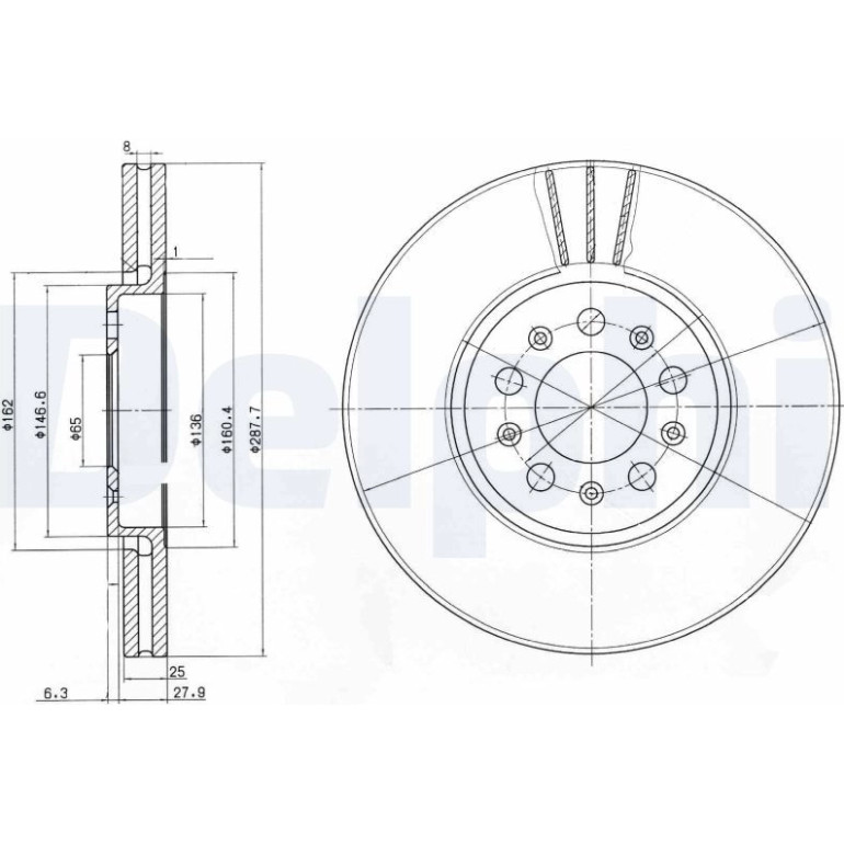 Bremsscheibe BG3035