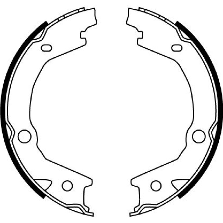 Bremsbackensatz, Feststellbremse GS8747 Bremsbackensatz, Feststellbremse GS8747