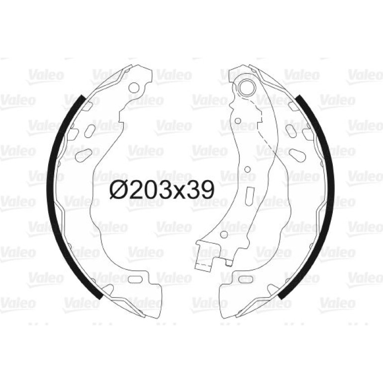 Bremsbackensatz 564157 Bremsbackensatz 564157
