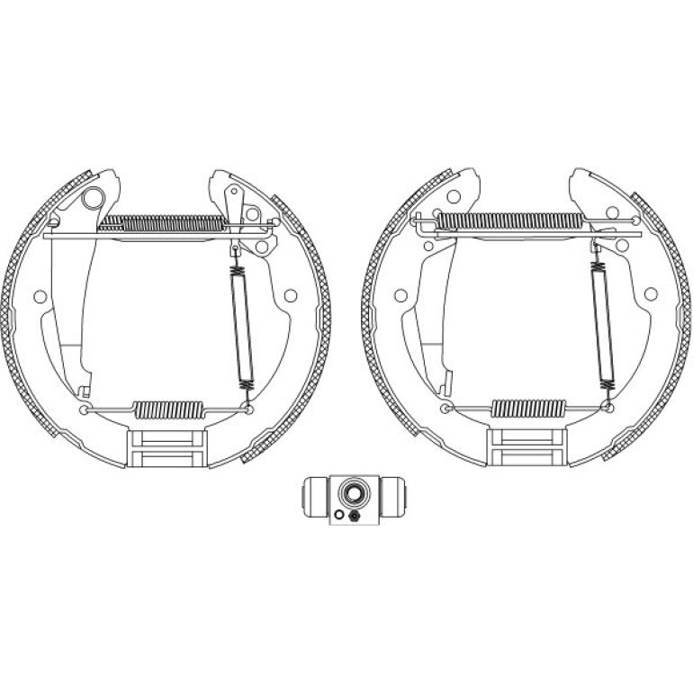 Bremsbackensatz 8DB 355 004-461 Bremsbackensatz 8DB 355 004-461