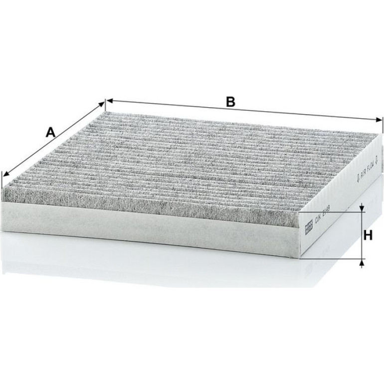 MANN-FILTER CUK 2149 Innenraumfilter, Aktivkohlefilter MANN-FILTER CUK 2149 Innenraumfilter, Aktivkohlefilter