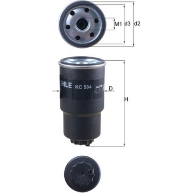Kraftstofffilter KC 584 Kraftstofffilter KC 584
