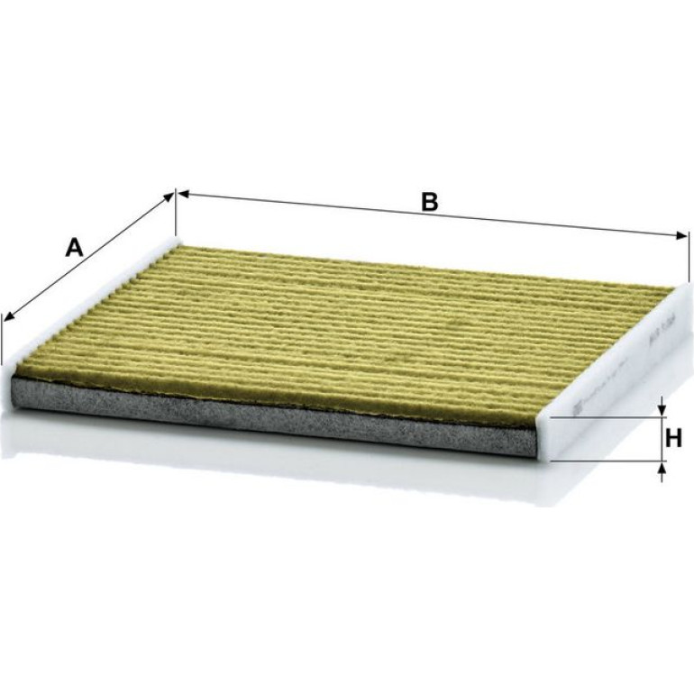 MANN-FILTER FP 1828 Innenraumfilter FreciousPlus Aktivkohlefilter mit Polyphenol, antibakteriell, Feinstaubfilter (PM 2.5)