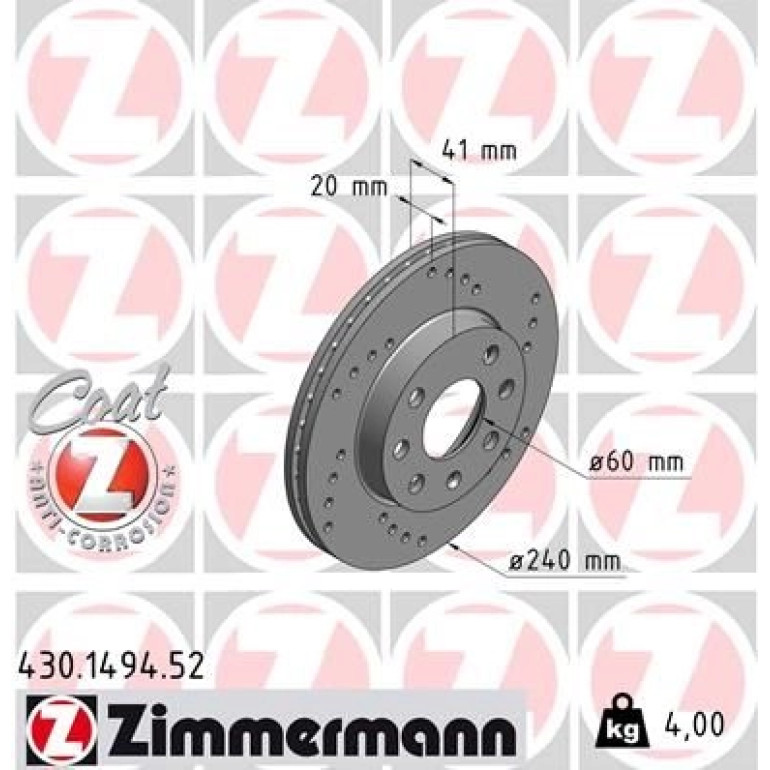 Bremsscheibe 430.1494.52 Bremsscheibe 430.1494.52