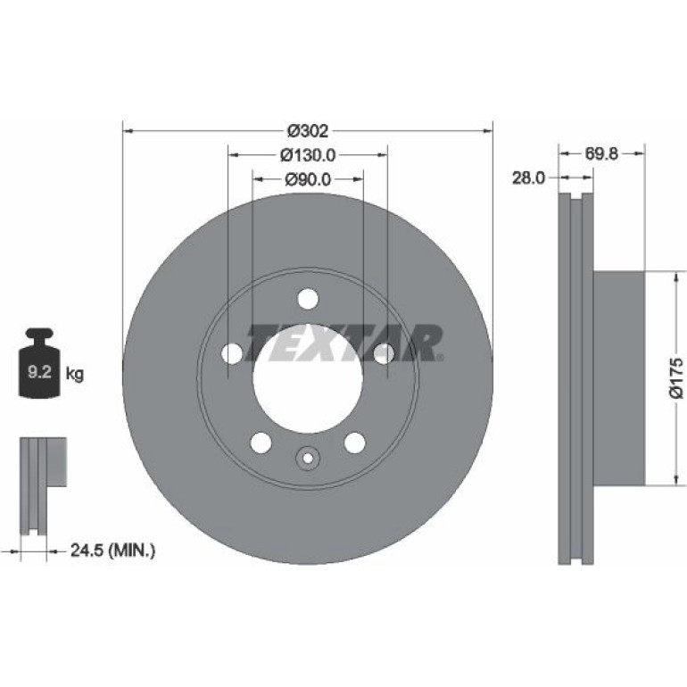 Bremsscheibe 92228603 Bremsscheibe 92228603