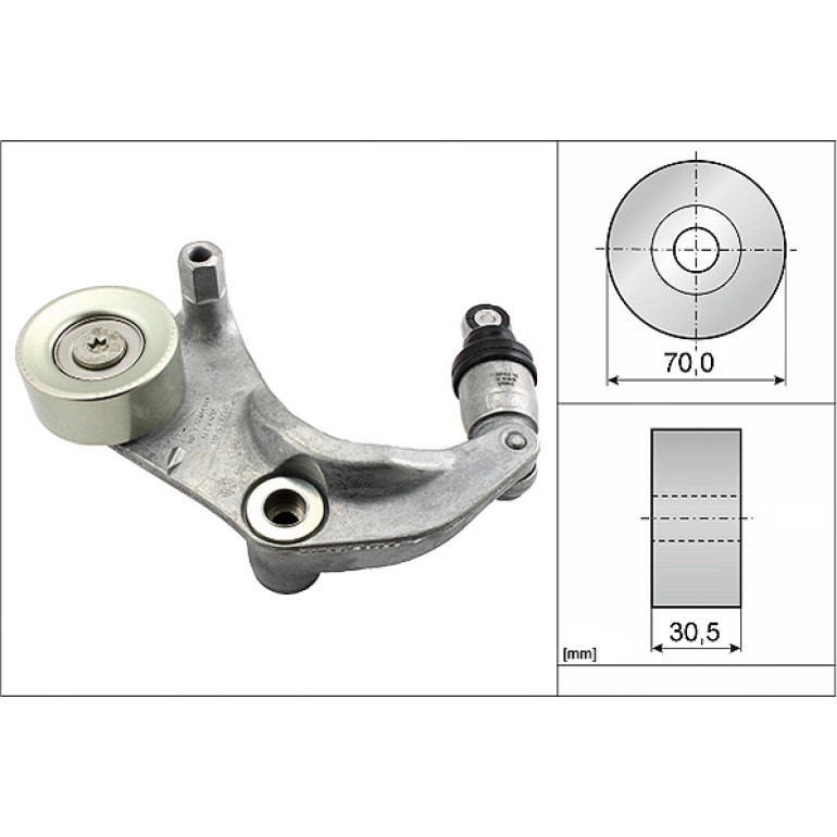 Spannarm, Keilrippenriemen 534 0316 10 Spannarm, Keilrippenriemen 534 0316 10