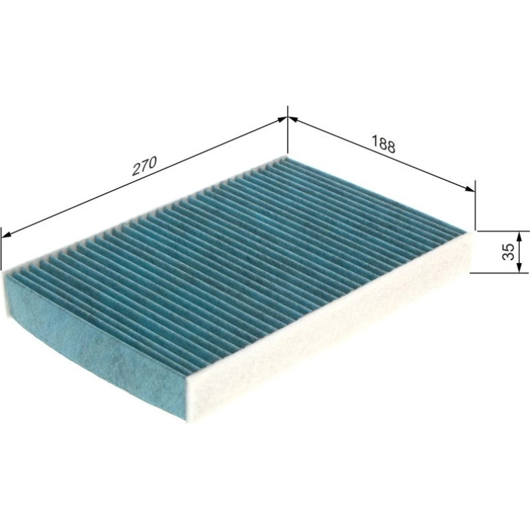 BOSCH 0 986 628 548 Innenraumfilter BOSCH 0 986 628 548 Innenraumfilter