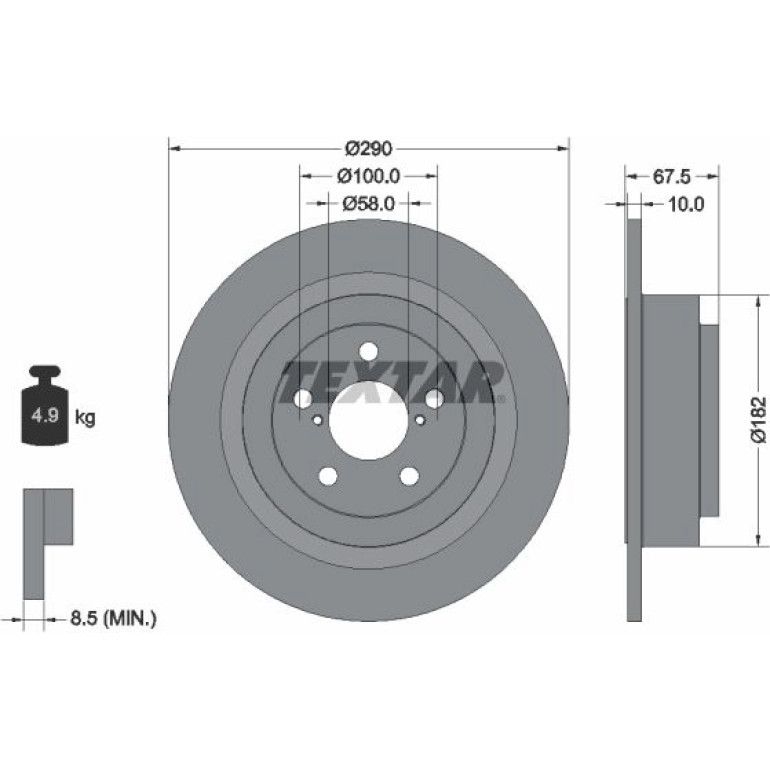 Bremsscheibe 92158800