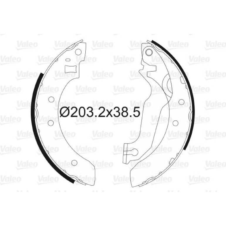 Bremsbackensatz 562054