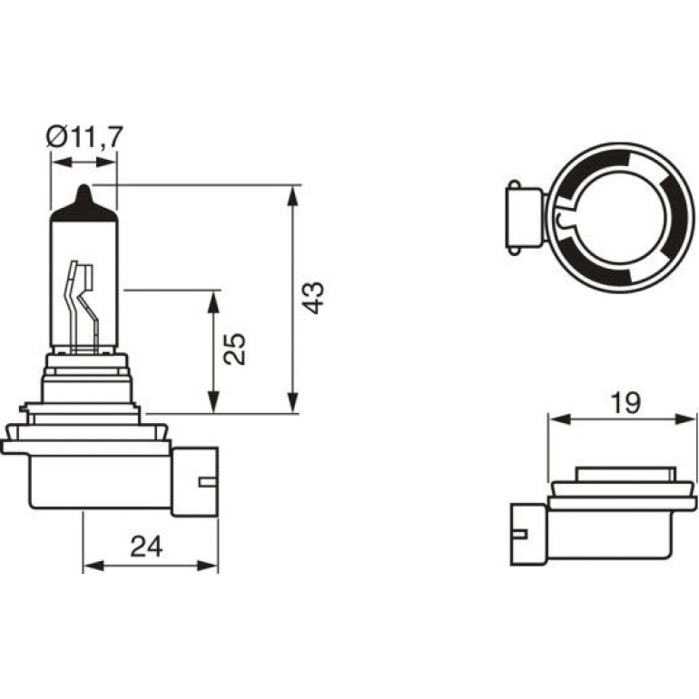 Glühlampe, Fernscheinwerfer 1 987 301 133