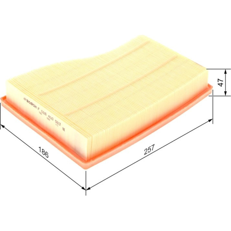 Luftfilter F 026 400 593 Luftfilter F 026 400 593