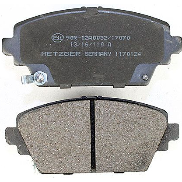 Bremsbelagsatz, Scheibenbremse 1170124 Bremsbelagsatz, Scheibenbremse 1170124