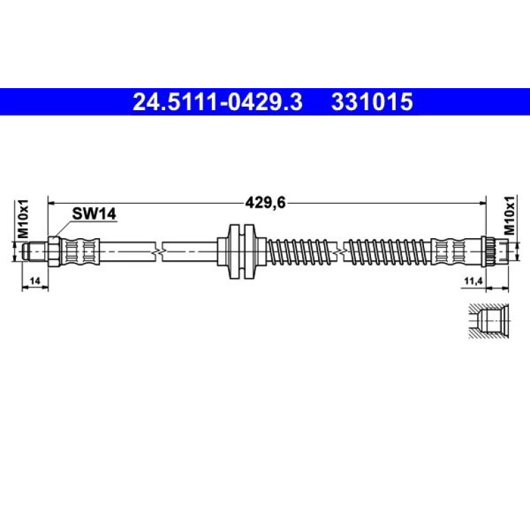 Bremsschlauch 24.5111-0429.3 Bremsschlauch 24.5111-0429.3