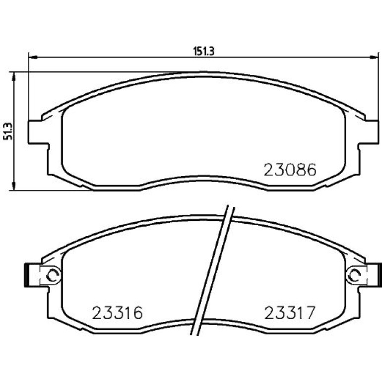 Bremsbelagsatz, Scheibenbremse 8DB 355 006-731 Bremsbelagsatz, Scheibenbremse 8DB 355 006-731