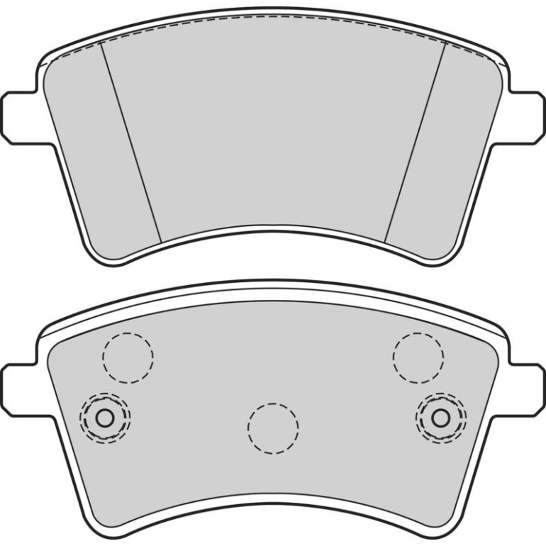 Bremsbelagsatz, Scheibenbremse 302666 Bremsbelagsatz, Scheibenbremse 302666