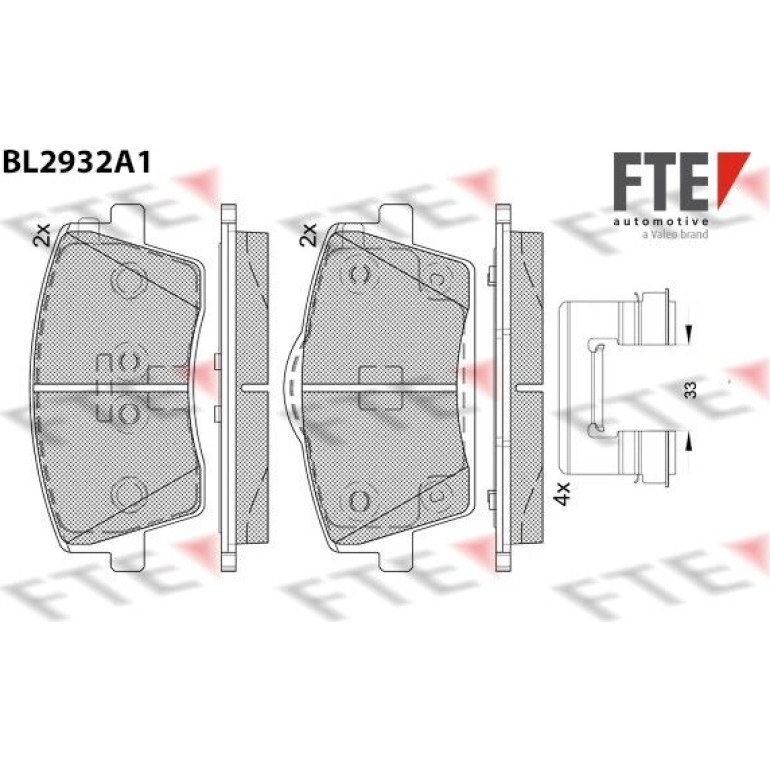 Bremsbelagsatz, Scheibenbremse 9011176 Bremsbelagsatz, Scheibenbremse 9011176