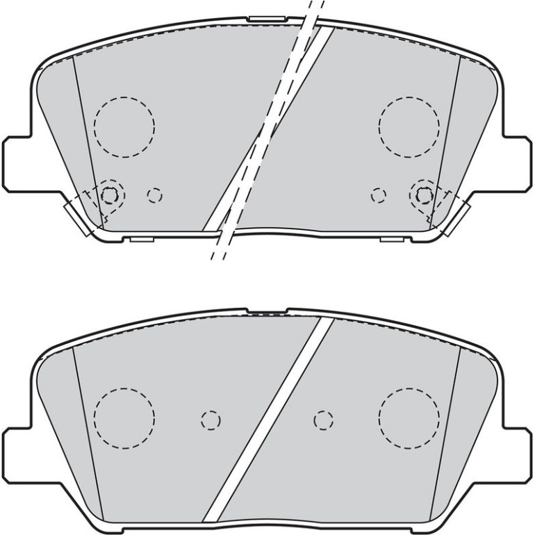 Bremsbelagsatz, Scheibenbremse 601546