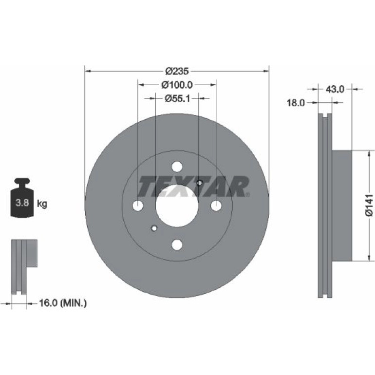 Bremsscheibe 92103603 Bremsscheibe 92103603