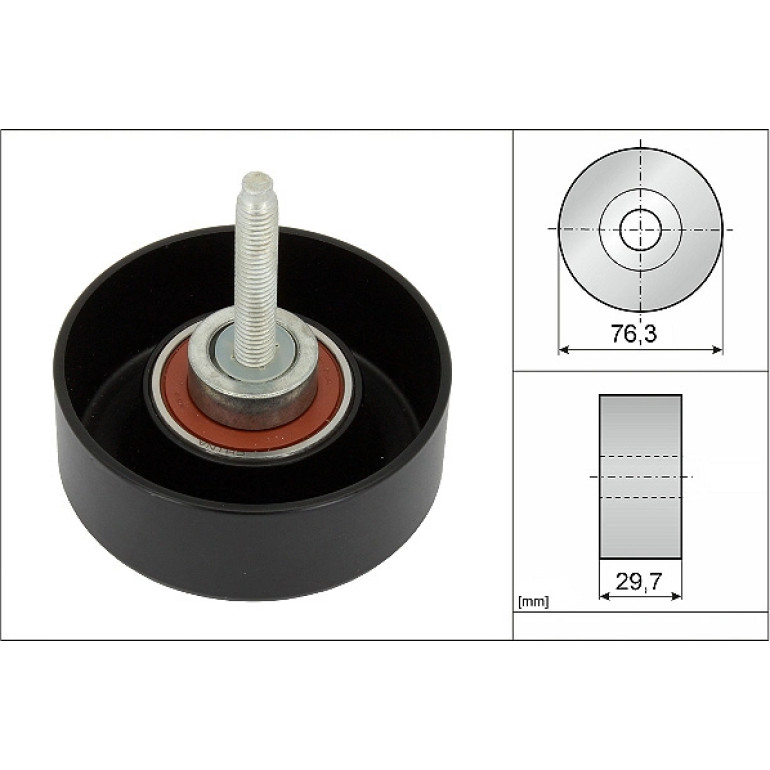 Umlenk-/Führungsrolle, Keilrippenriemen 532 0651 10 Umlenk-/Führungsrolle, Keilrippenriemen 532 0651 10