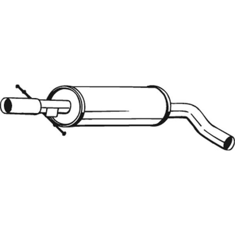 Mittelschalldämpfer 105-505 Mittelschalldämpfer 105-505