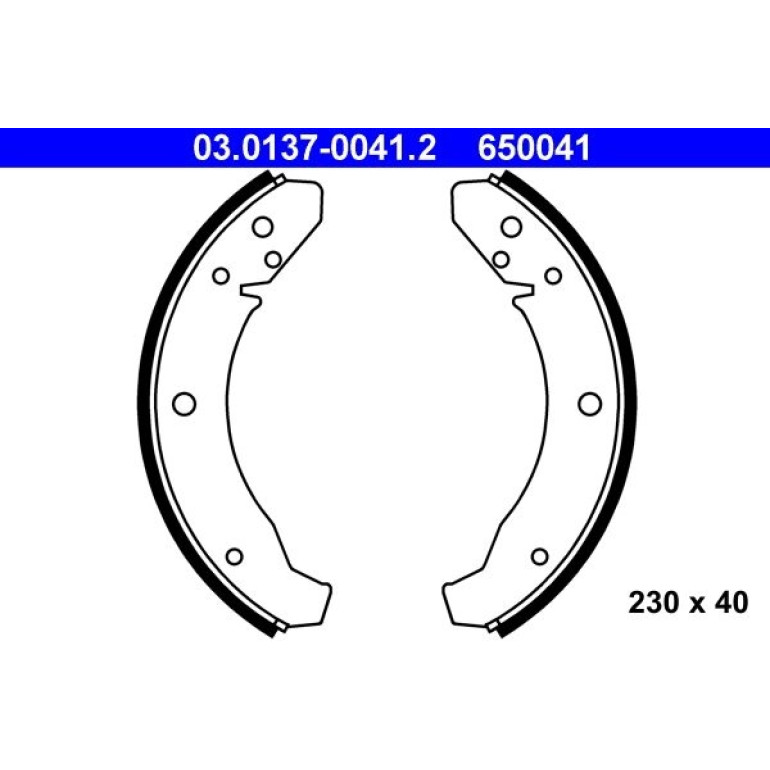 Bremsbackensatz 03.0137-0041.2