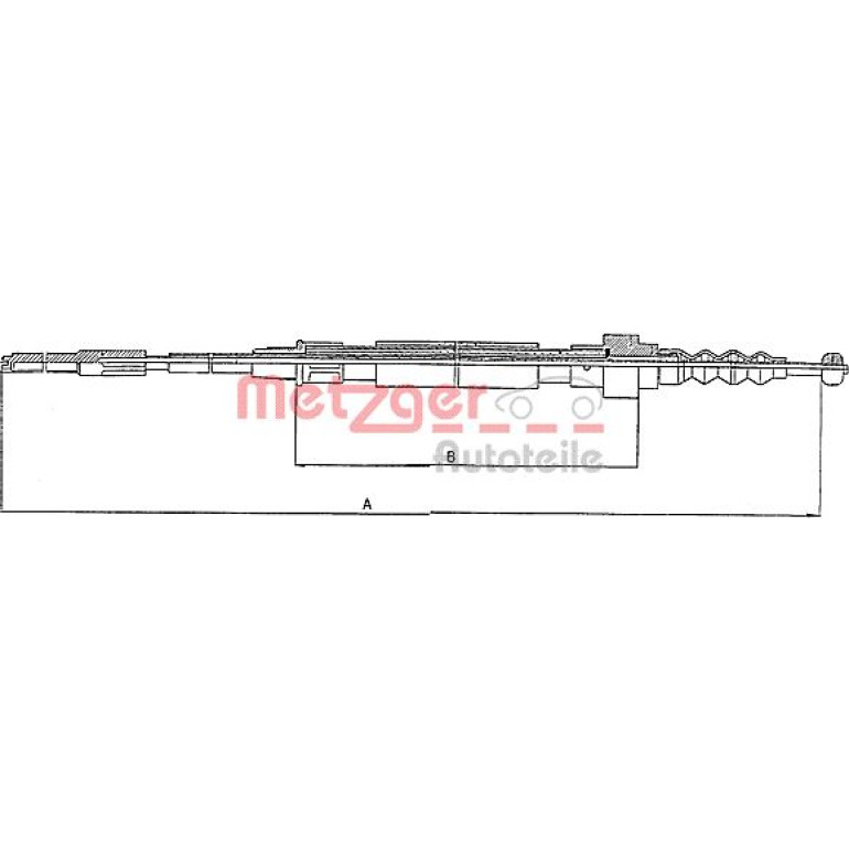 Seilzug, Feststellbremse 10.7403 Seilzug, Feststellbremse 10.7403