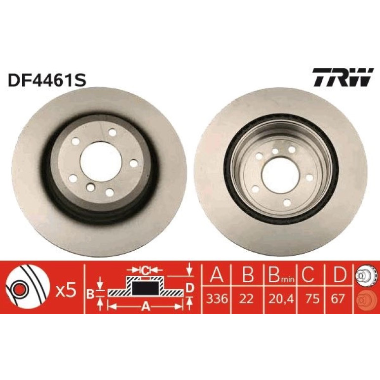 Bremsscheibe DF4461S