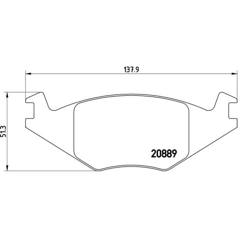 Bremsbelagsatz, Scheibenbremse P 85 019 Bremsbelagsatz, Scheibenbremse P 85 019