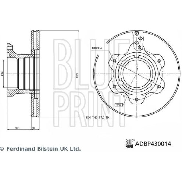 Bremsscheibe ADBP430014 Bremsscheibe ADBP430014