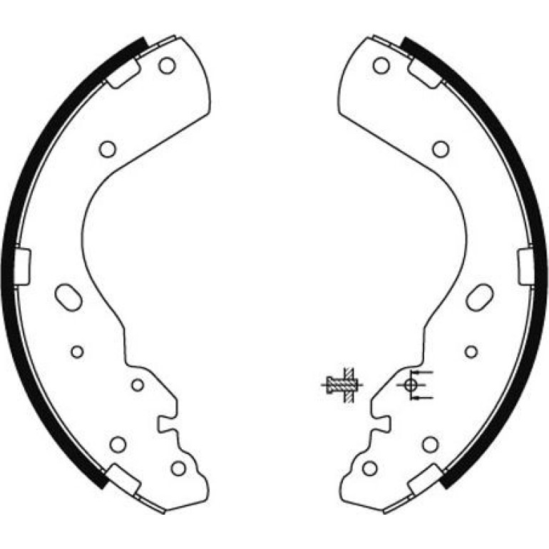 Bremsbackensatz 8DB 355 002-851 Bremsbackensatz 8DB 355 002-851