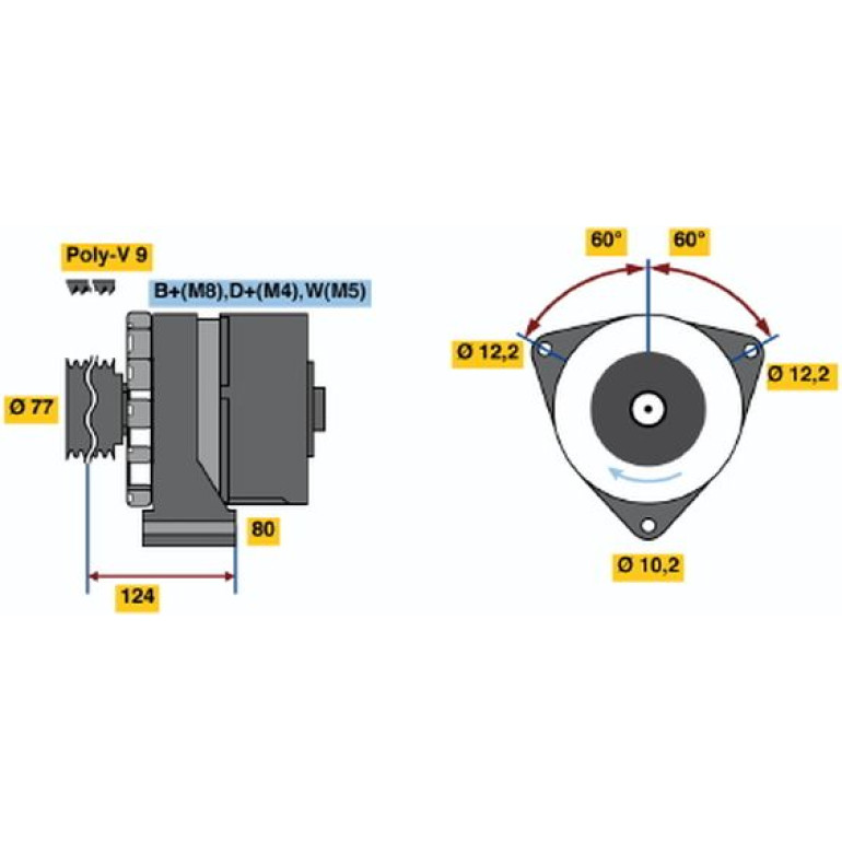 Generator 6 033 GB3 023