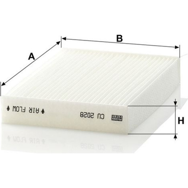 MANN-FILTER CU 2028 Innenraumfilter, Partikelfilter MANN-FILTER CU 2028 Innenraumfilter, Partikelfilter