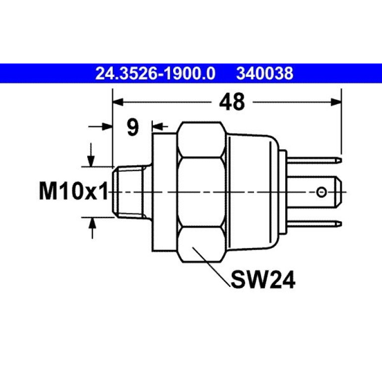 Bremslichtschalter 24.3526-1900.0 Bremslichtschalter 24.3526-1900.0