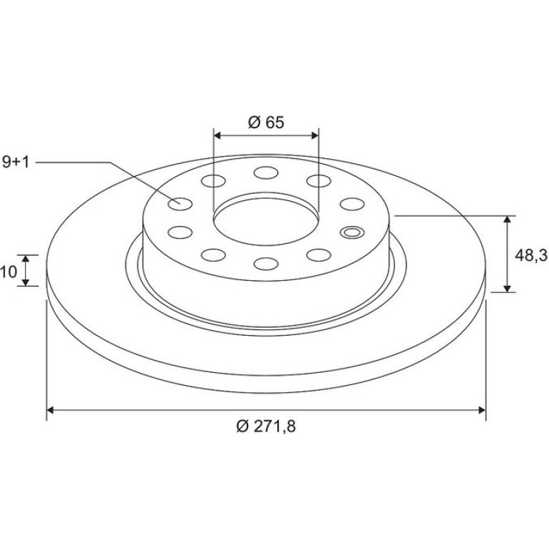 Bremsscheibe 672627
