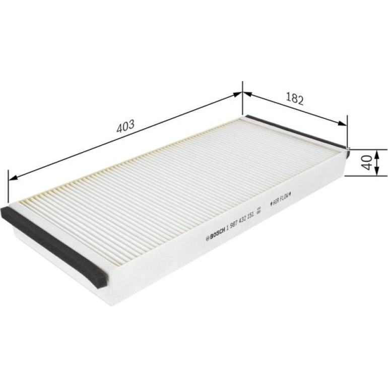 BOSCH 1 987 432 151 Innenraumfilter