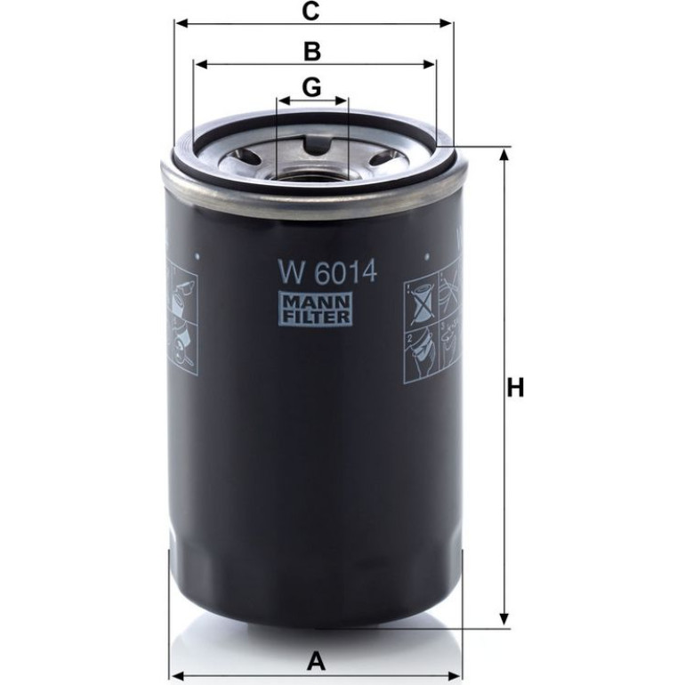Ölfilter W 6014 Ölfilter W 6014