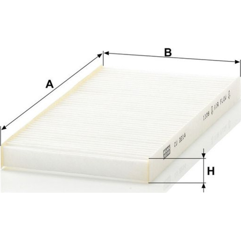 MANN-FILTER CU 2214-2 Innenraumfilter, Partikelfilter