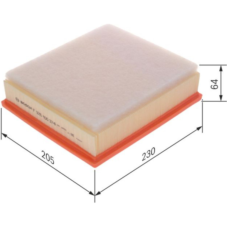 BOSCH F 026 400 374 Luftfilter BOSCH F 026 400 374 Luftfilter