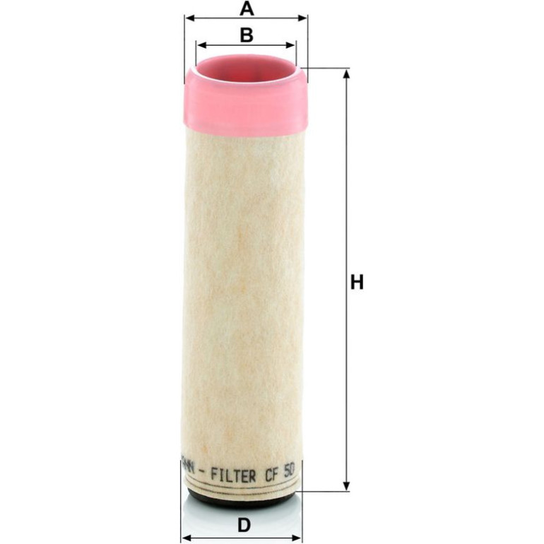 Sekundärluftfilter CF 50