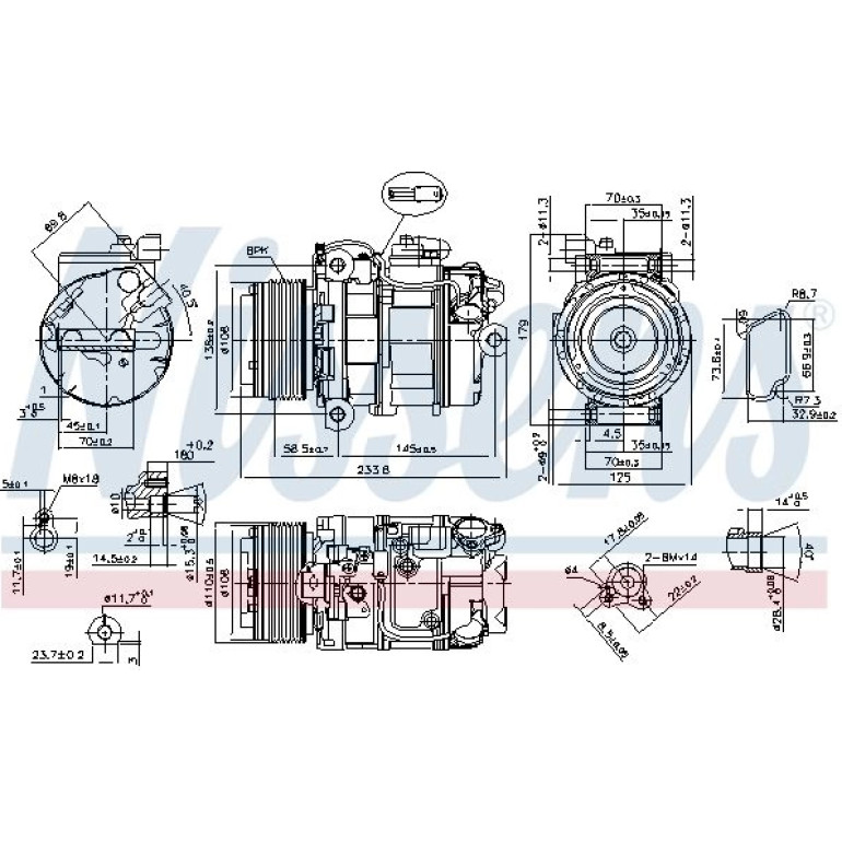 Kompressor, Klimaanlage 89595 Kompressor, Klimaanlage 89595