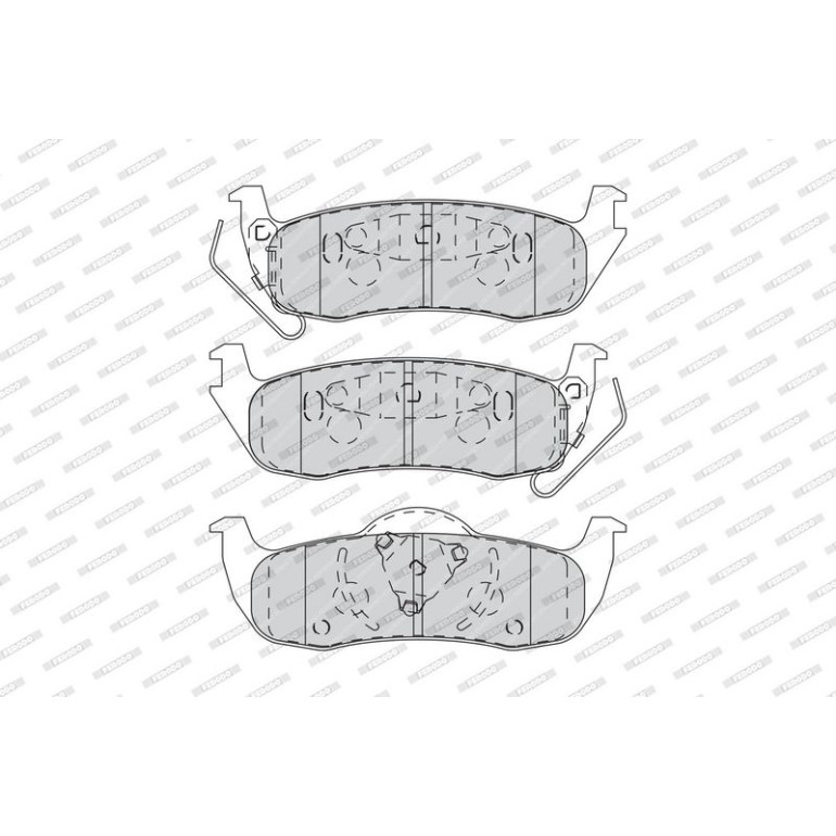 Bremsbelagsatz, Scheibenbremse FDB4075 Bremsbelagsatz, Scheibenbremse FDB4075