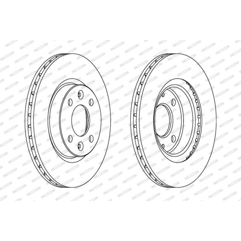 Bremsscheibe DDF1096C