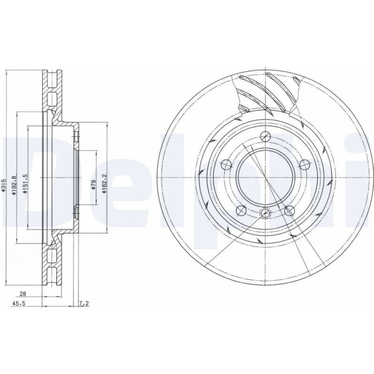 Bremsscheibe BG3215 Bremsscheibe BG3215