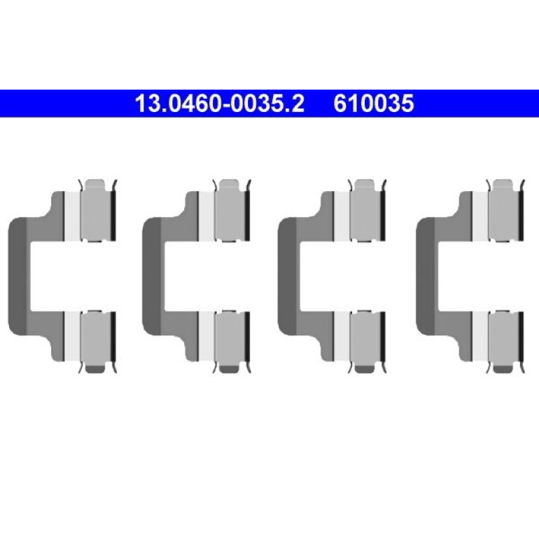 Zubehörsatz, Scheibenbremsbelag 13.0460-0035.2 Zubehörsatz, Scheibenbremsbelag 13.0460-0035.2