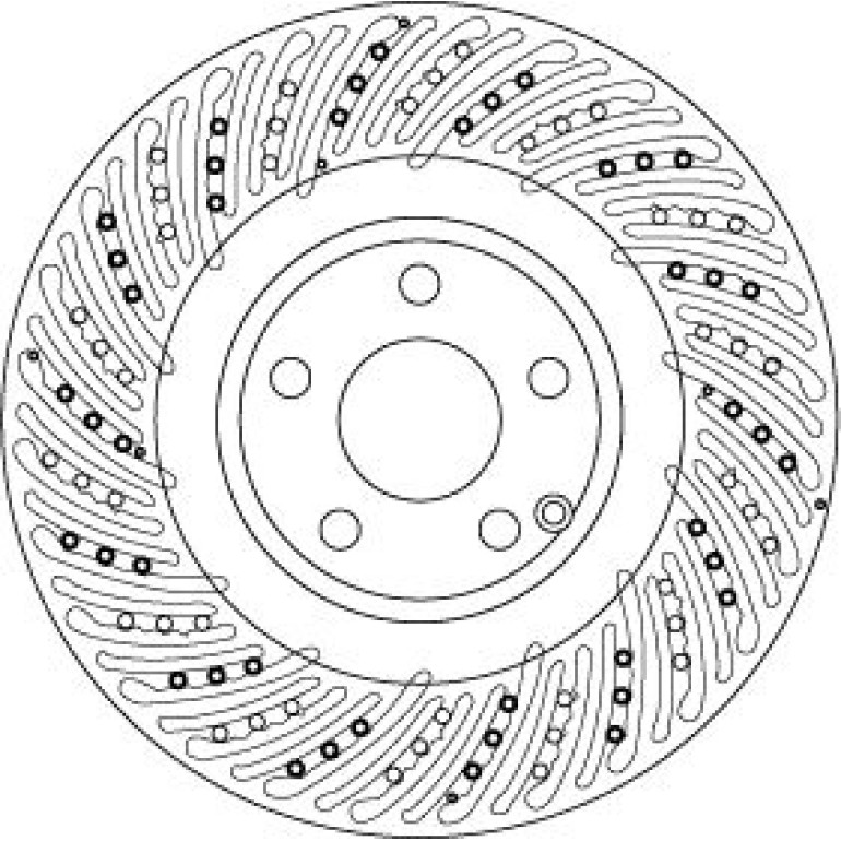 Bremsscheibe DF6674S Bremsscheibe DF6674S
