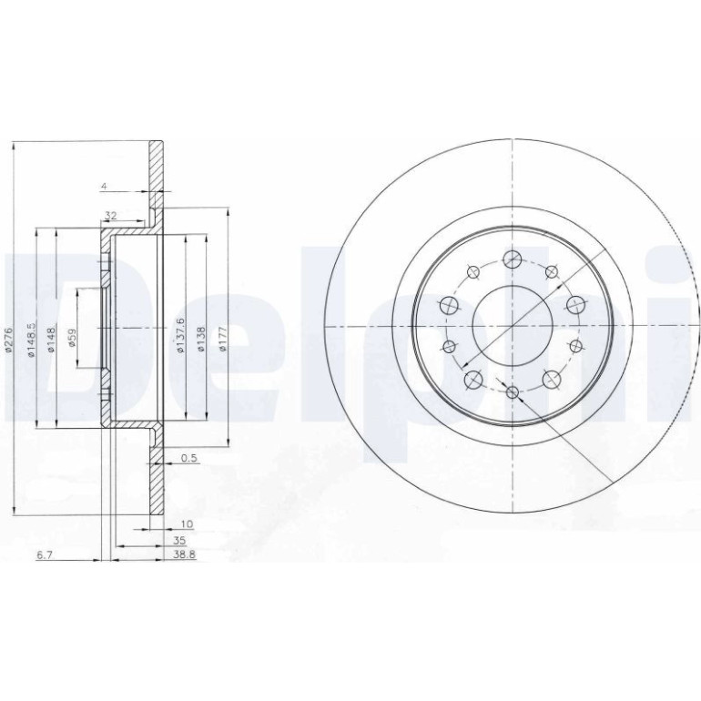Bremsscheibe BG3857 Bremsscheibe BG3857