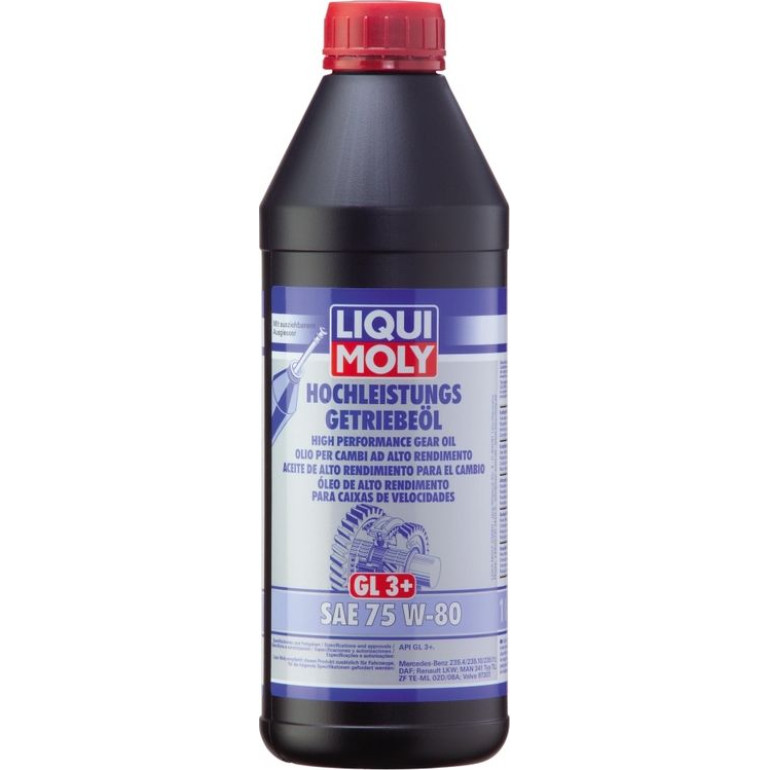 LIQUI MOLY 4427 Hochleistungs GL3+ Getriebeöl 75W-80, 1L