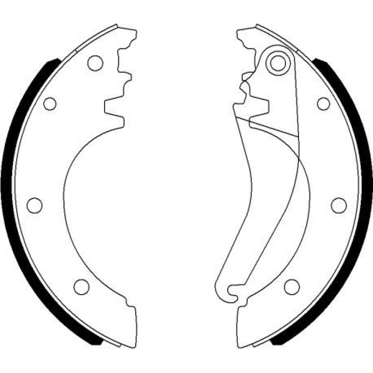 Bremsbackensatz 8DB 355 022-081 Bremsbackensatz 8DB 355 022-081